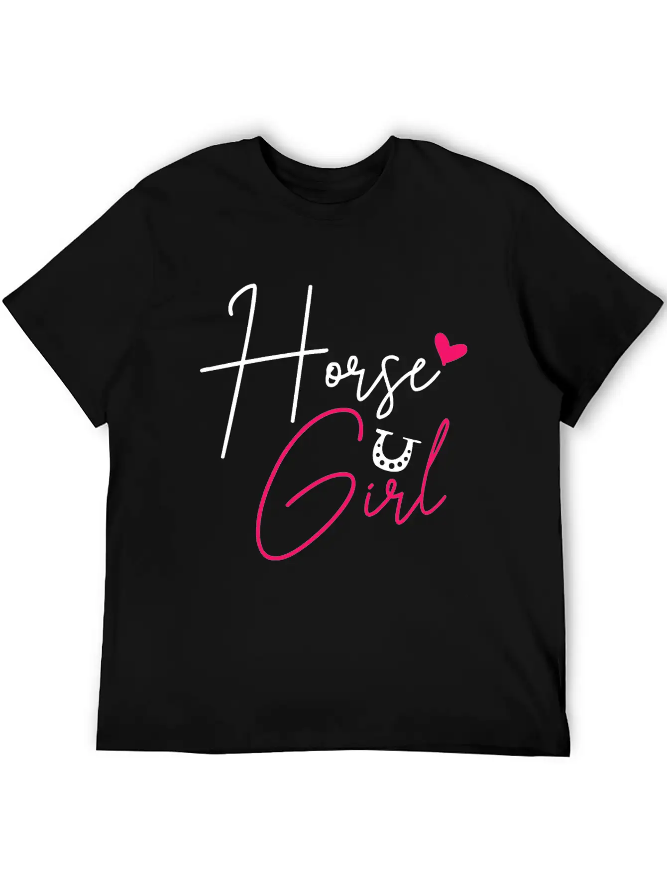 Horse Horseback Riding Equestrian Cowgirl Basic Graphic T-Shirt – Daily Comfort In Soft Cotton