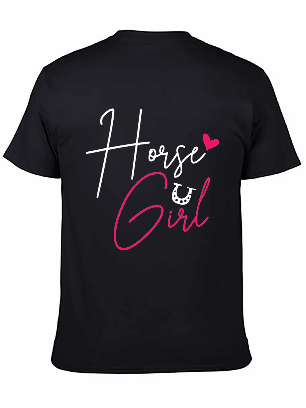 Horse Horseback Riding Equestrian Cowgirl Basic Graphic T-Shirt – Daily Comfort In Soft Cotton