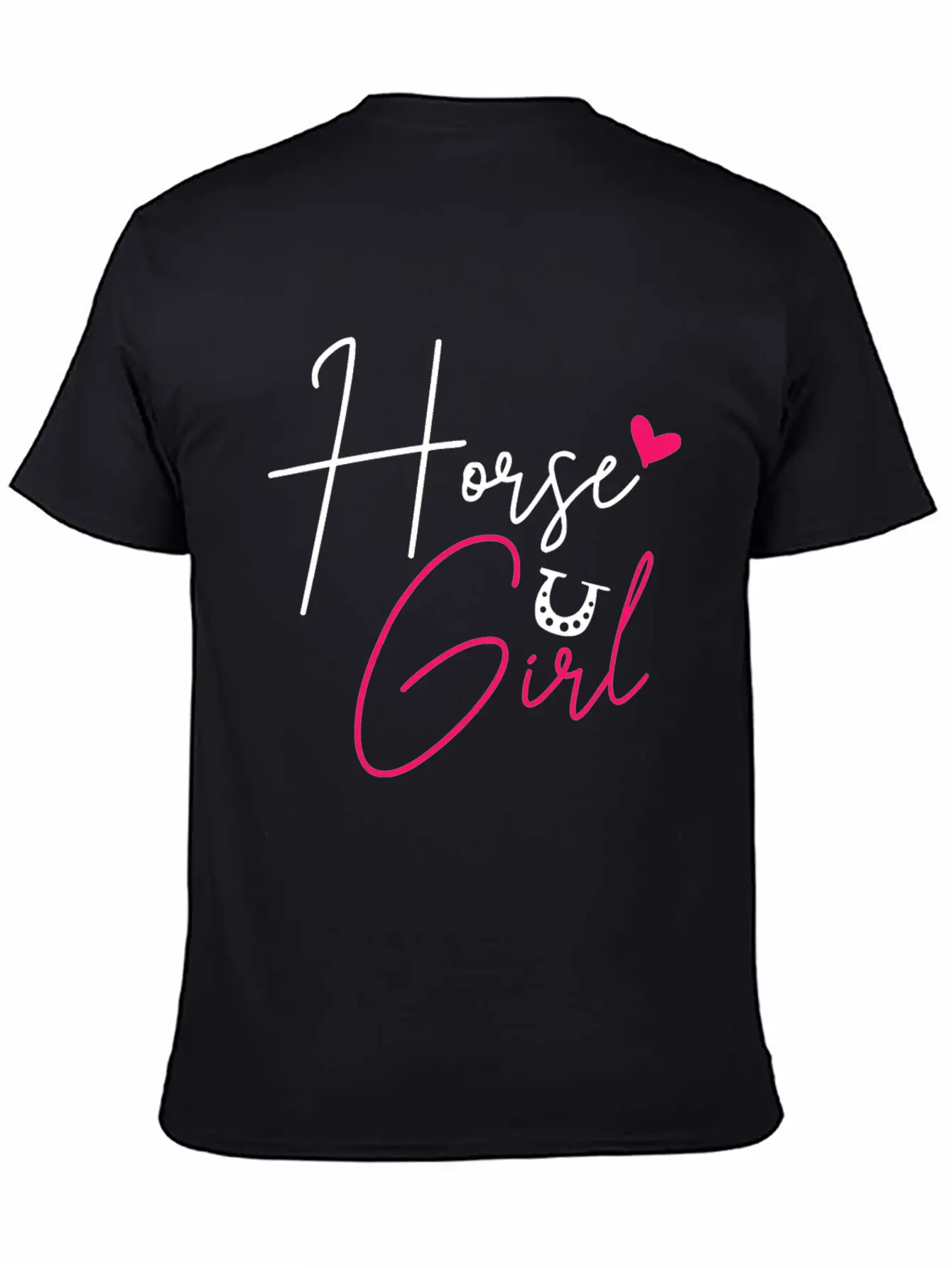 Horse Horseback Riding Equestrian Cowgirl Basic Graphic T-Shirt – Daily Comfort In Soft Cotton