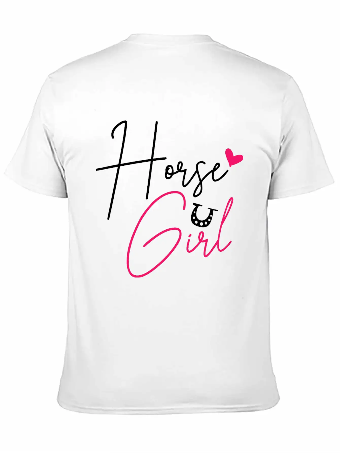 Horse Horseback Riding Equestrian Cowgirl Basic Graphic T-Shirt – Daily Comfort In Soft Cotton
