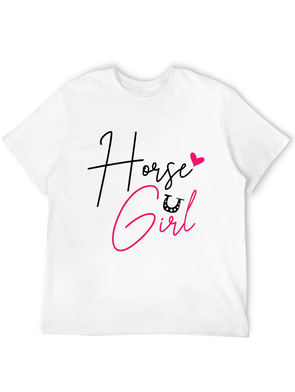 Horse Horseback Riding Equestrian Cowgirl Basic Graphic T-Shirt – Daily Comfort In Soft Cotton