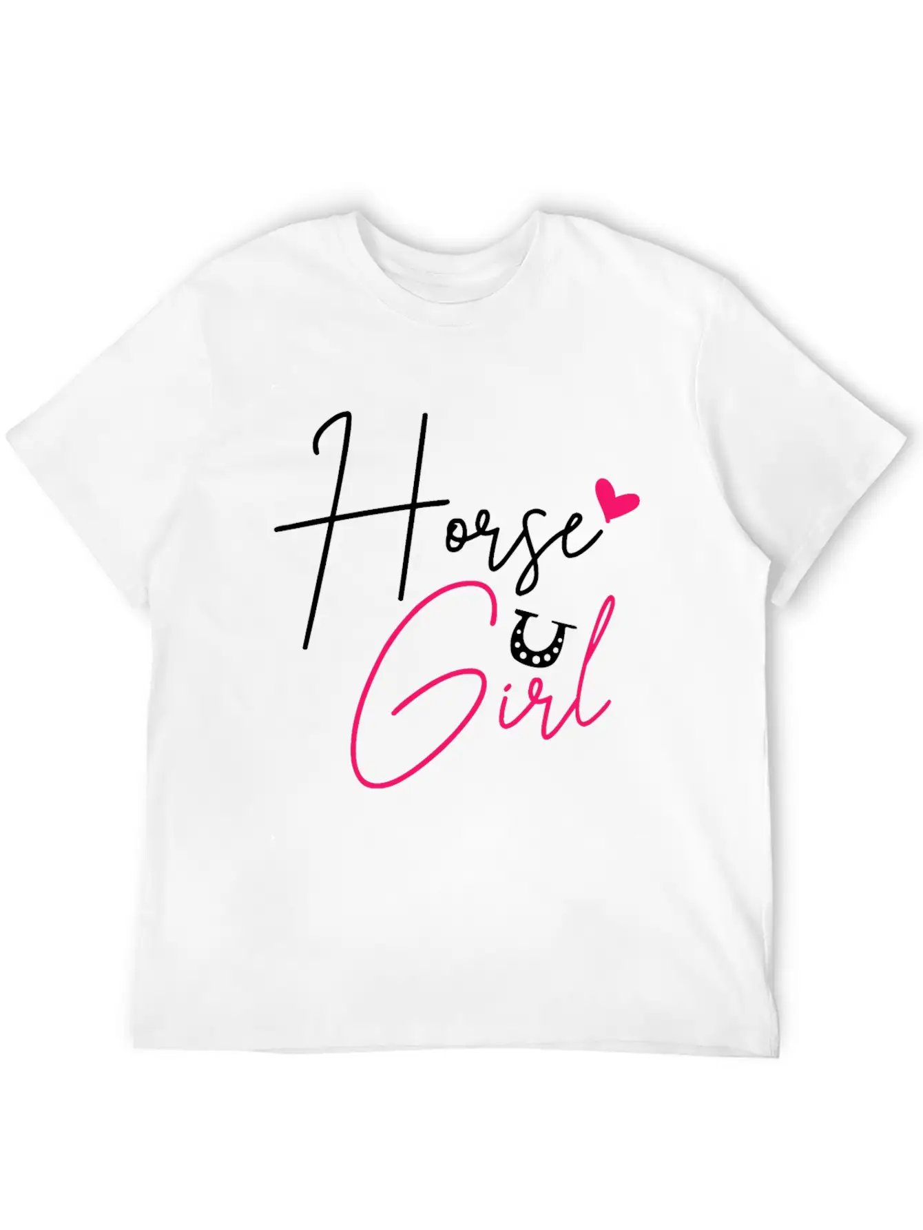 Horse Horseback Riding Equestrian Cowgirl Basic Graphic T-Shirt – Daily Comfort In Soft Cotton