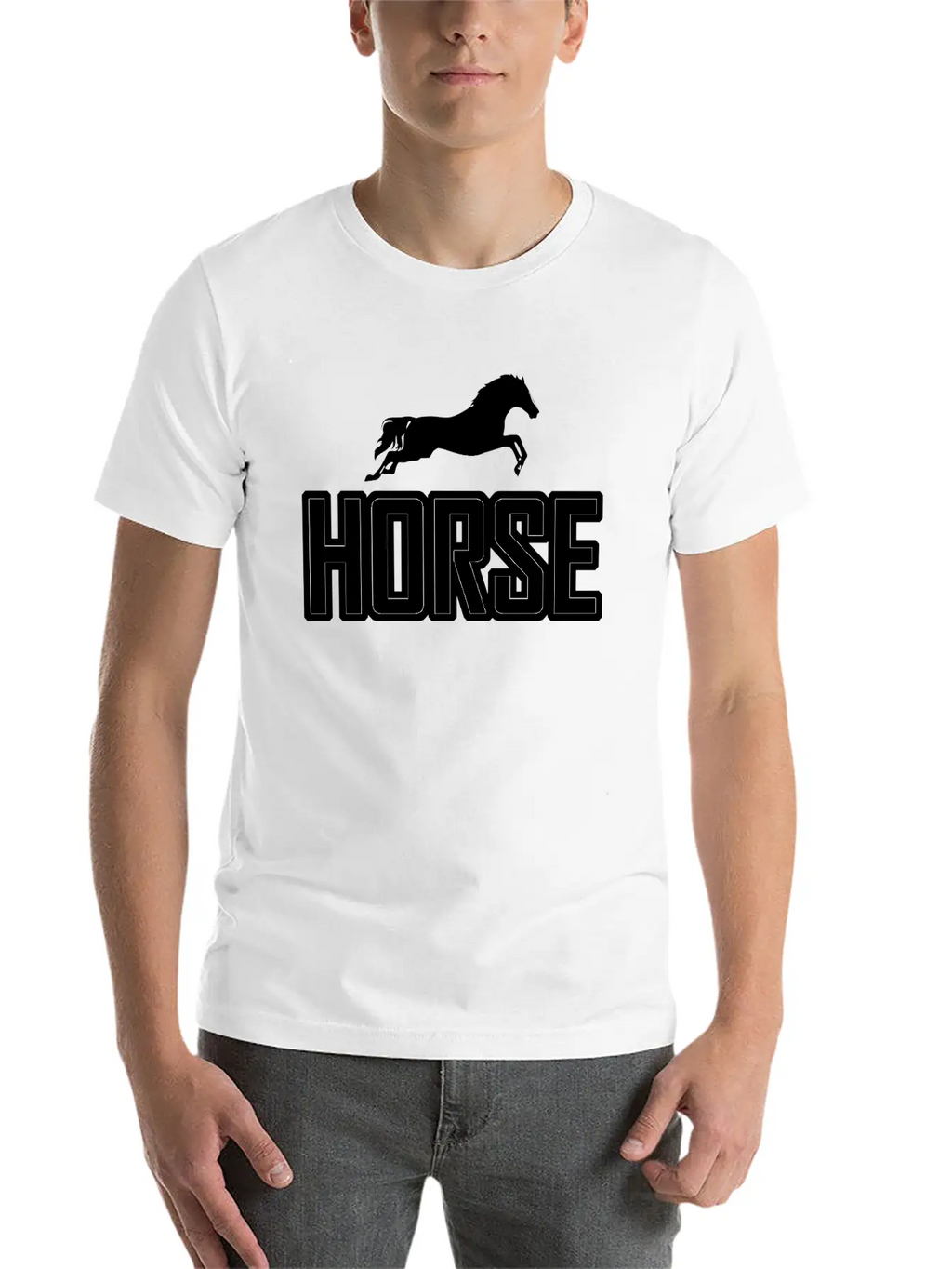 Horse Horseriding Rider Riding Unisex Casual T-Shirt – Clean Design For Daily Comfort