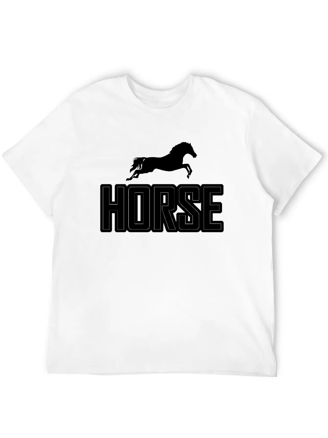 Horse Horseriding Rider Riding Unisex Casual T-Shirt – Clean Design For Daily Comfort