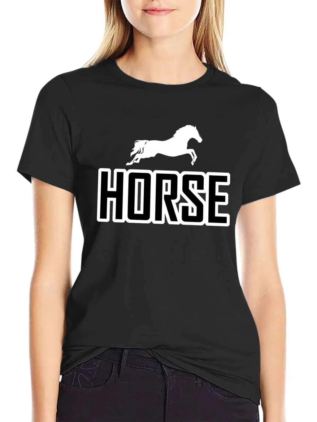 Horse Horseriding Rider Riding Unisex Casual T-Shirt – Clean Design For Daily Comfort