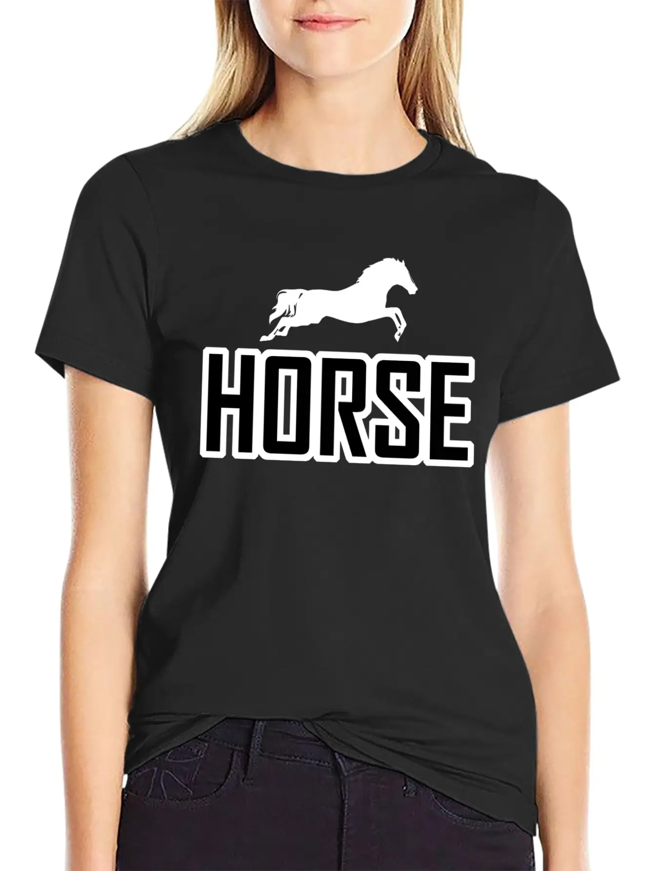 Horse Horseriding Rider Riding Unisex Casual T-Shirt – Clean Design For Daily Comfort
