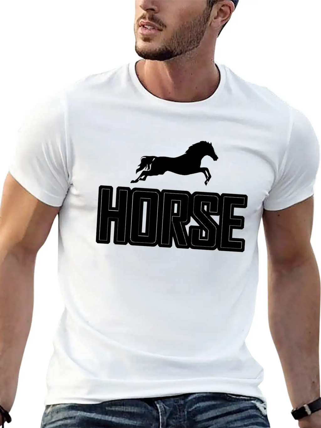 Horse Horseriding Rider Riding Unisex Casual T-Shirt – Clean Design For Daily Comfort