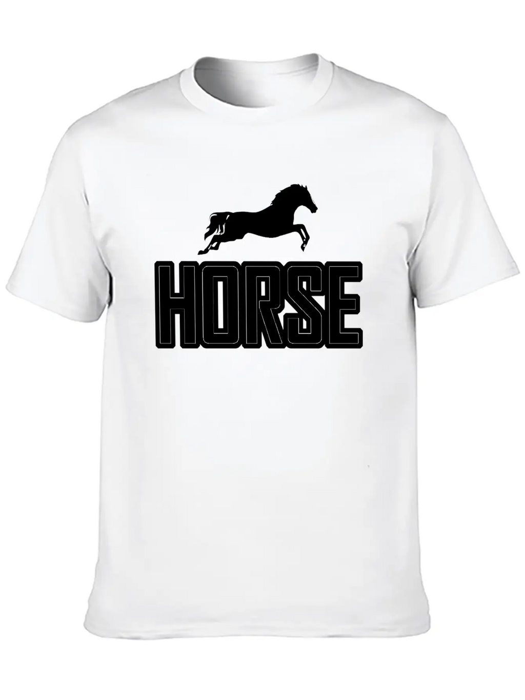 Horse Horseriding Rider Riding Unisex Casual T-Shirt – Clean Design For Daily Comfort