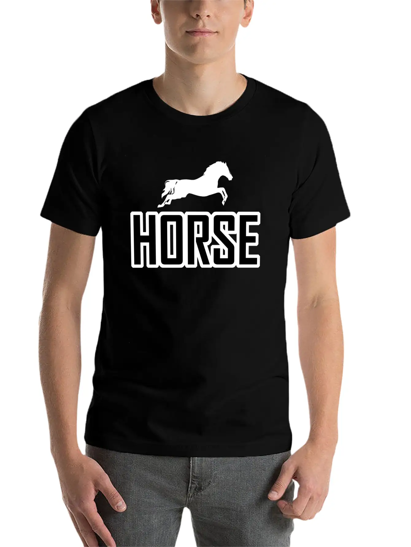 Horse Horseriding Rider Riding Unisex Casual T-Shirt – Clean Design For Daily Comfort