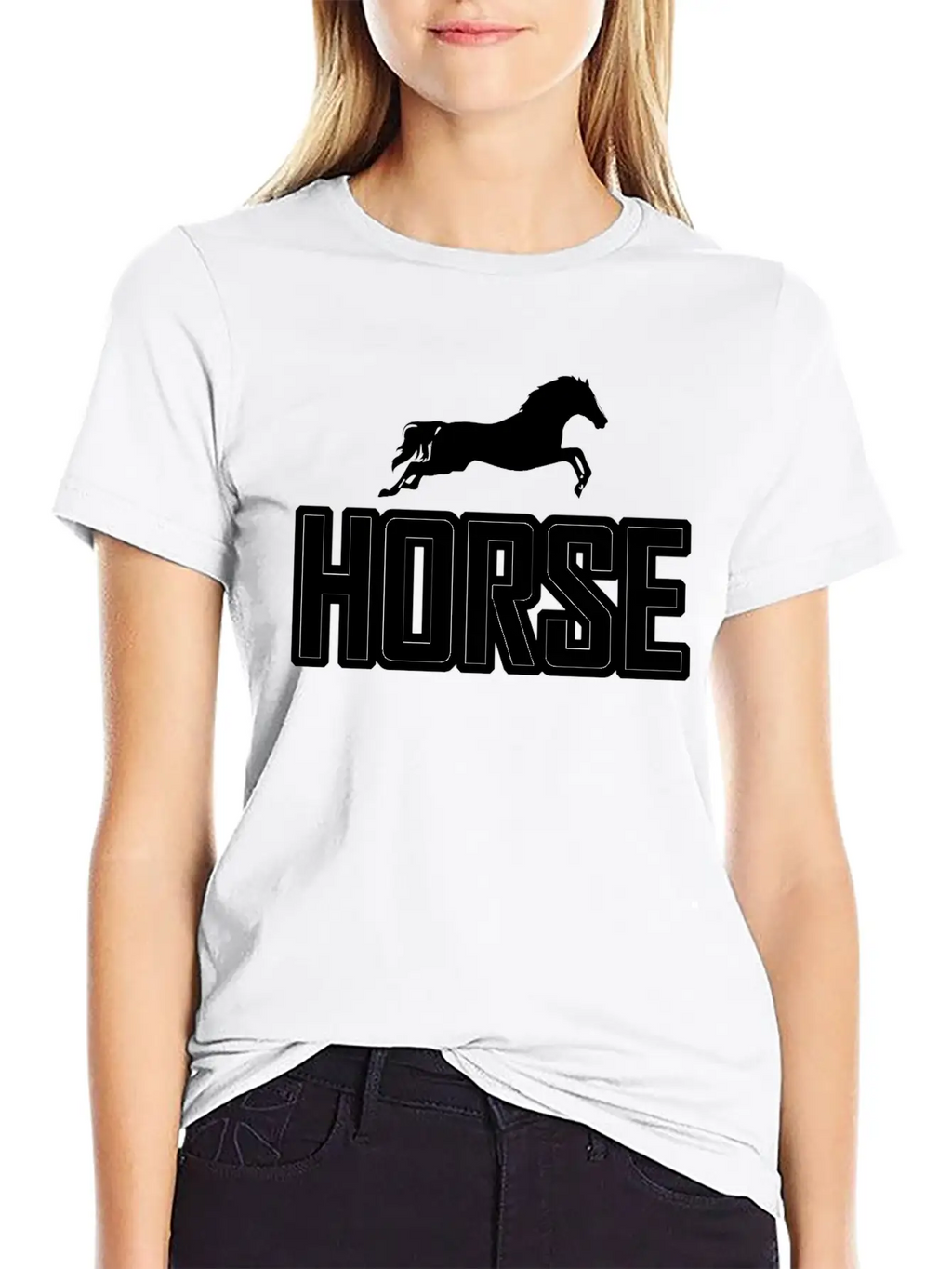 Horse Horseriding Rider Riding Unisex Casual T-Shirt – Clean Design For Daily Comfort