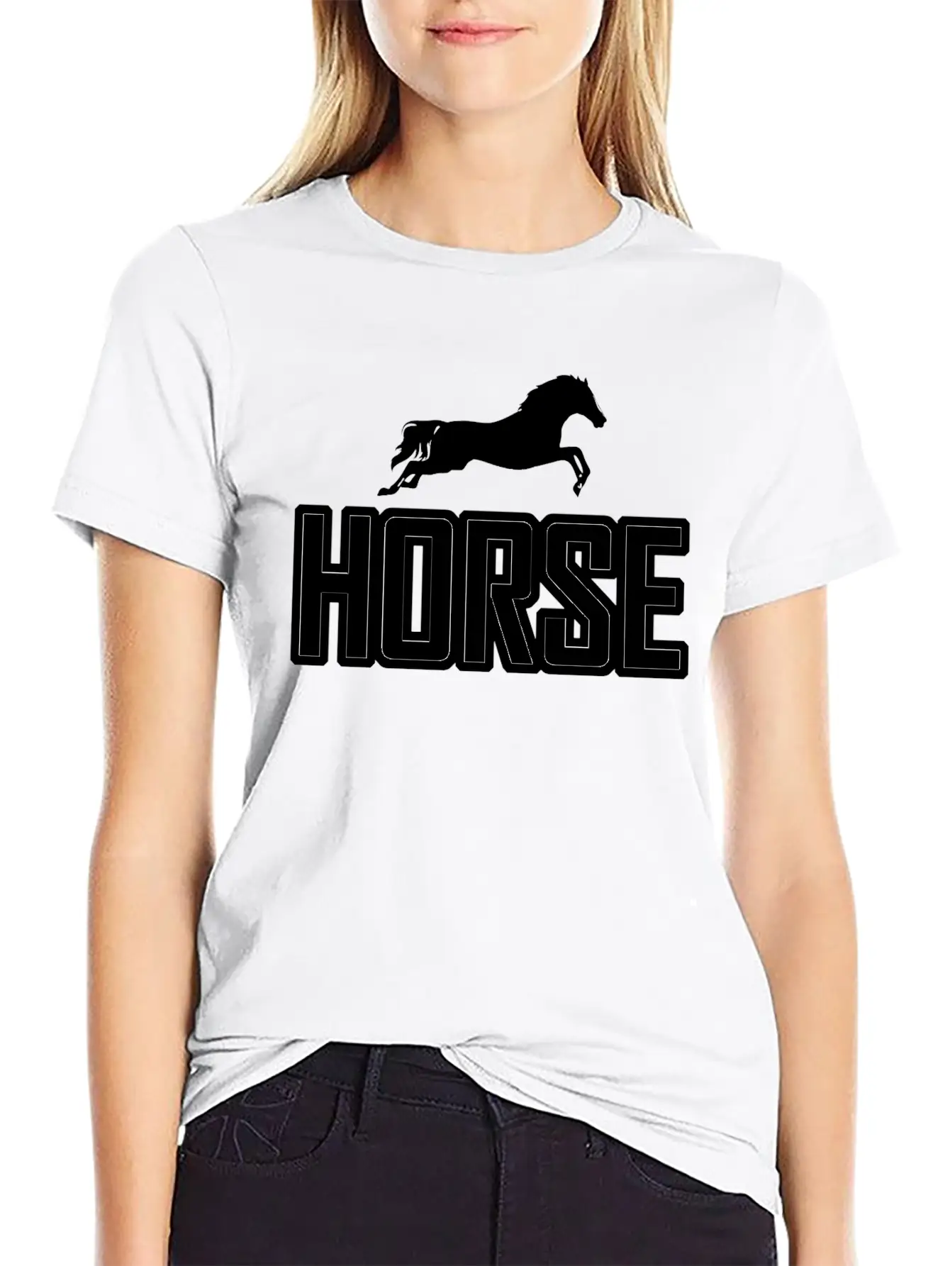 Horse Horseriding Rider Riding Unisex Casual T-Shirt – Clean Design For Daily Comfort