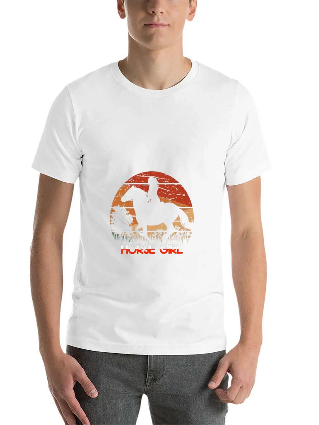 Horse, Horses, Horse Riding Horse Lover Relaxed Everyday Tee – Lightweight And Durable Cotton