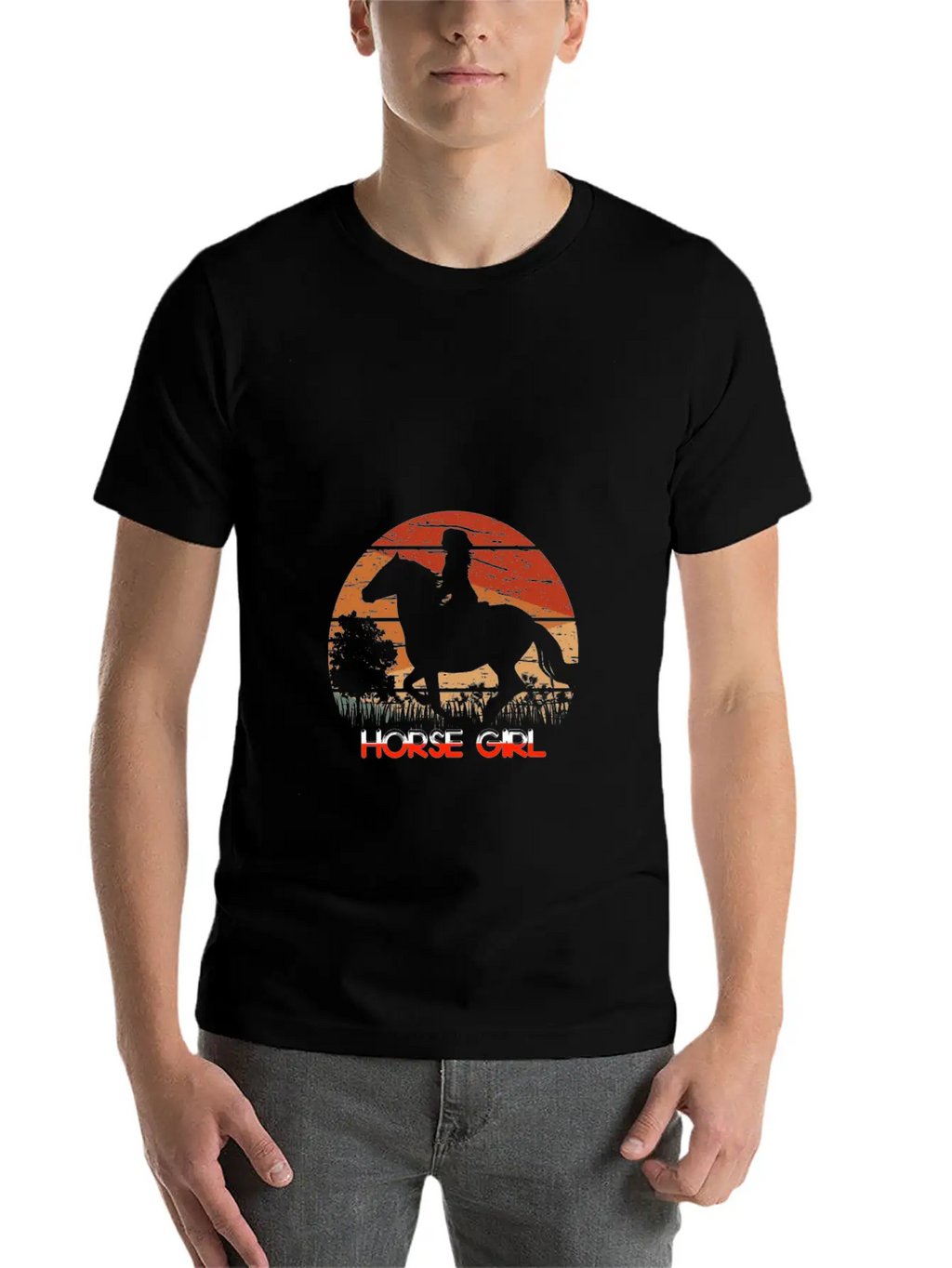 Horse, Horses, Horse Riding Horse Lover Relaxed Everyday Tee – Lightweight And Durable Cotton