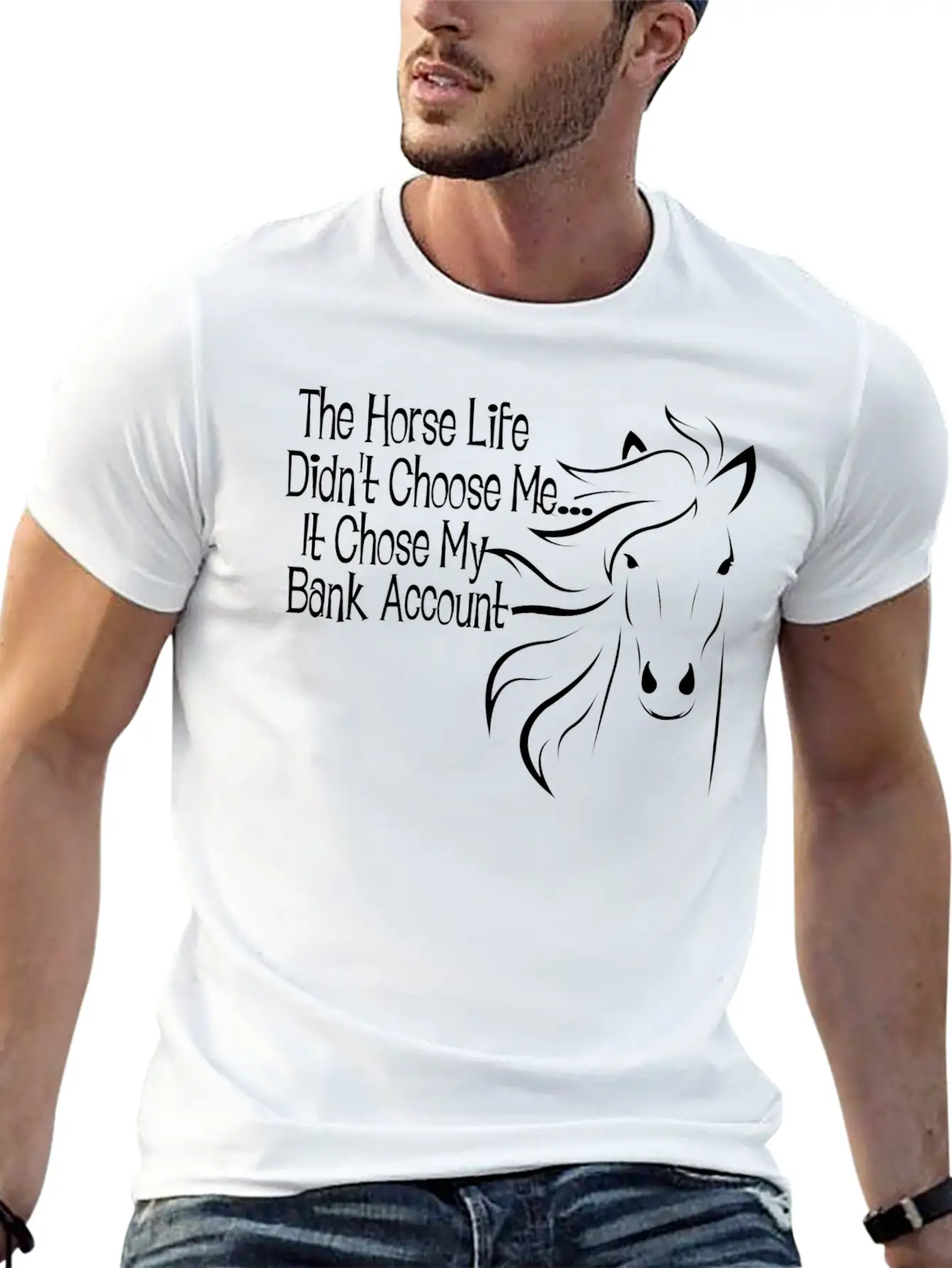Horse Life Classic Cotton Tee – Unisex Comfort For Any Season