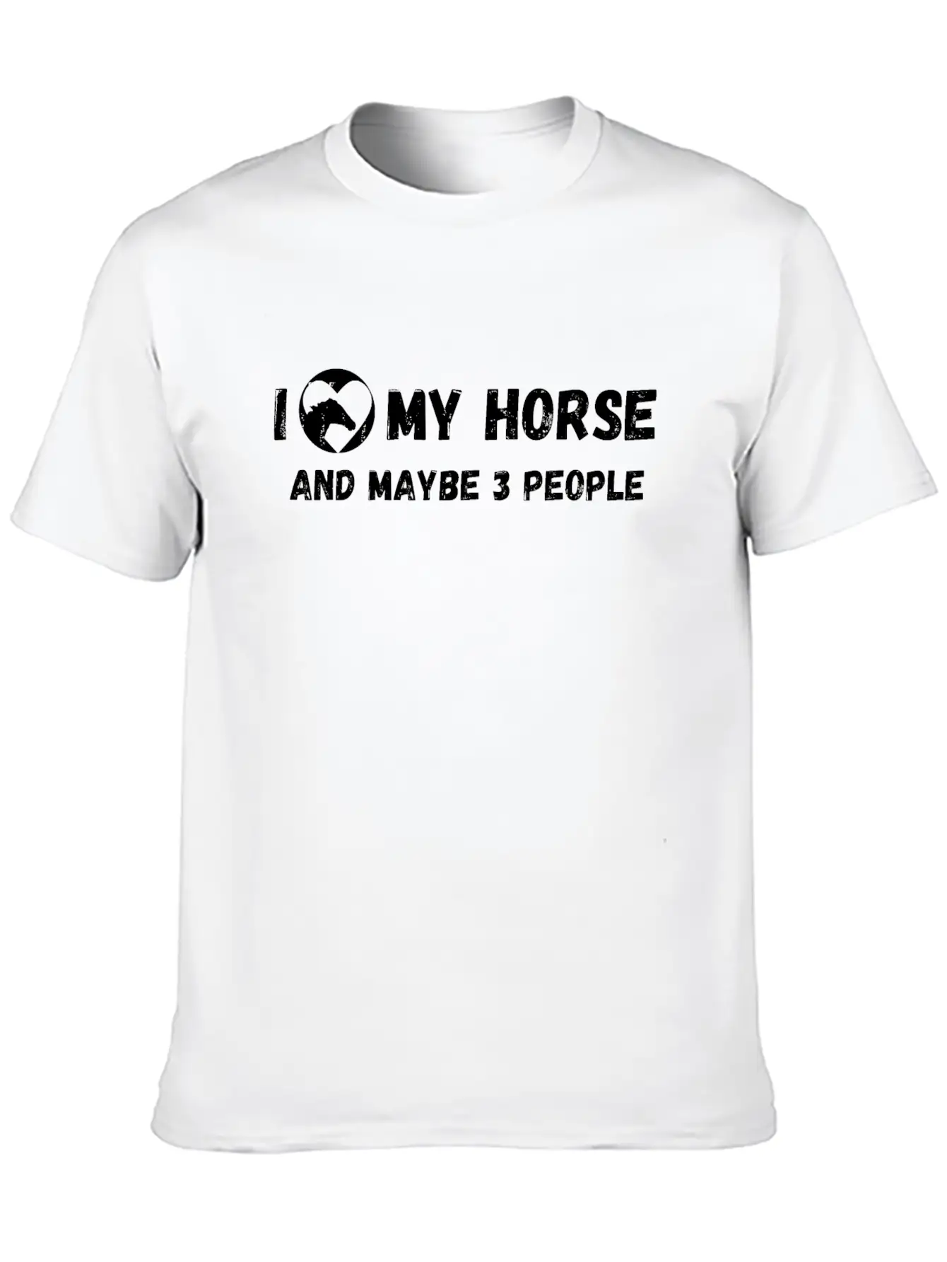 Horse Lover Quote Essential Cotton Tee For Daily Outfits – Unisex Style