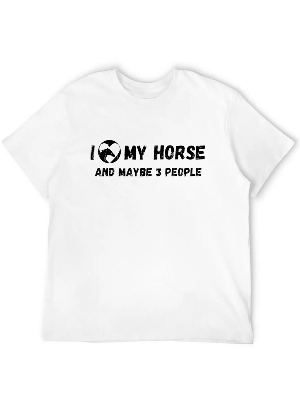 Horse Lover Quote Essential Cotton Tee For Daily Outfits – Unisex Style