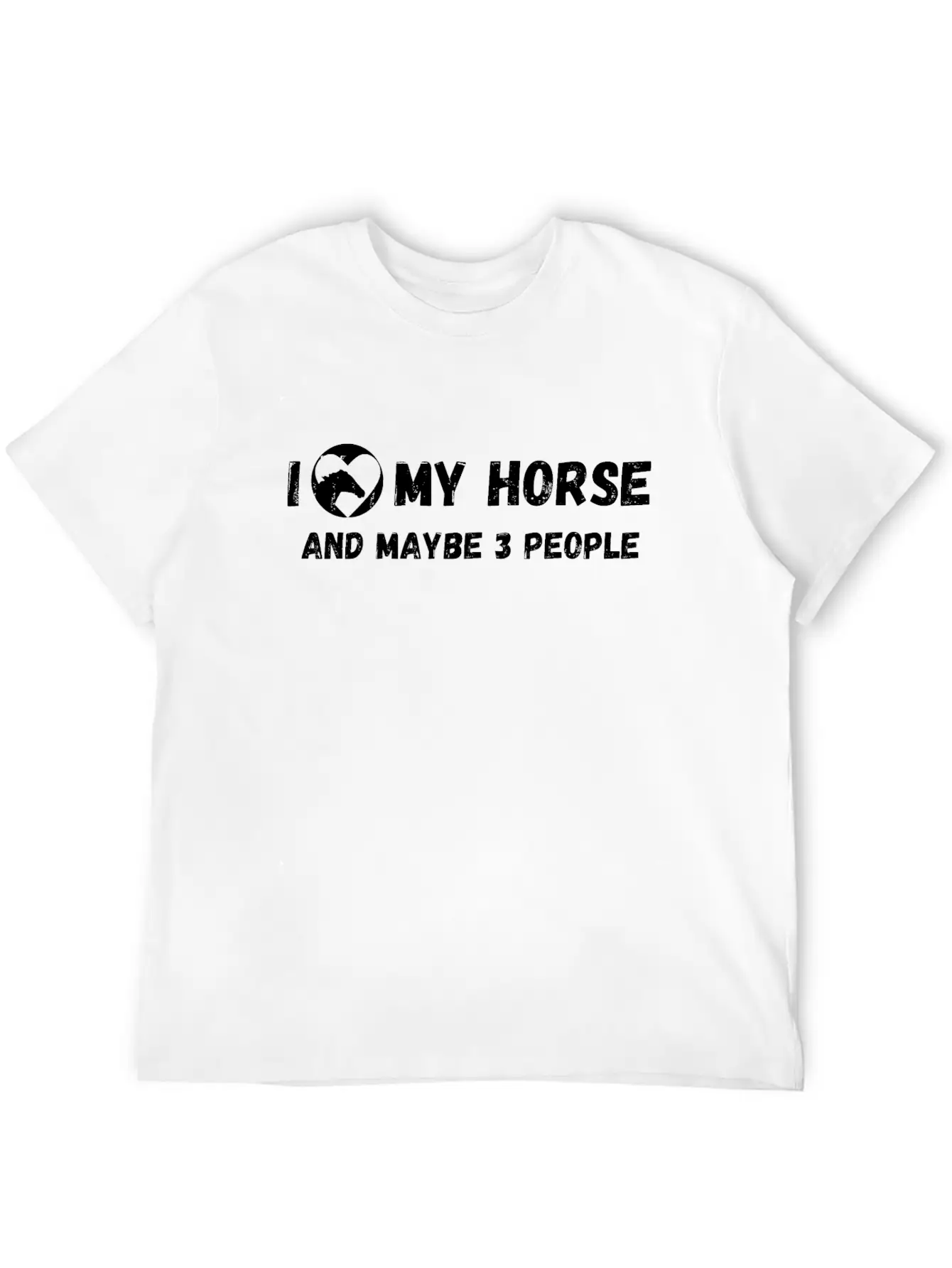 Horse Lover Quote Essential Cotton Tee For Daily Outfits – Unisex Style
