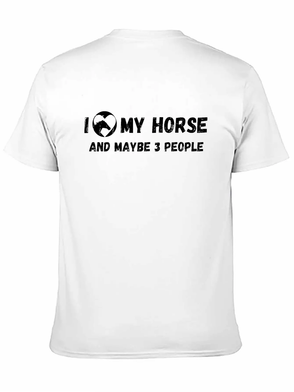 Horse Lover Quote Essential Cotton Tee For Daily Outfits – Unisex Style