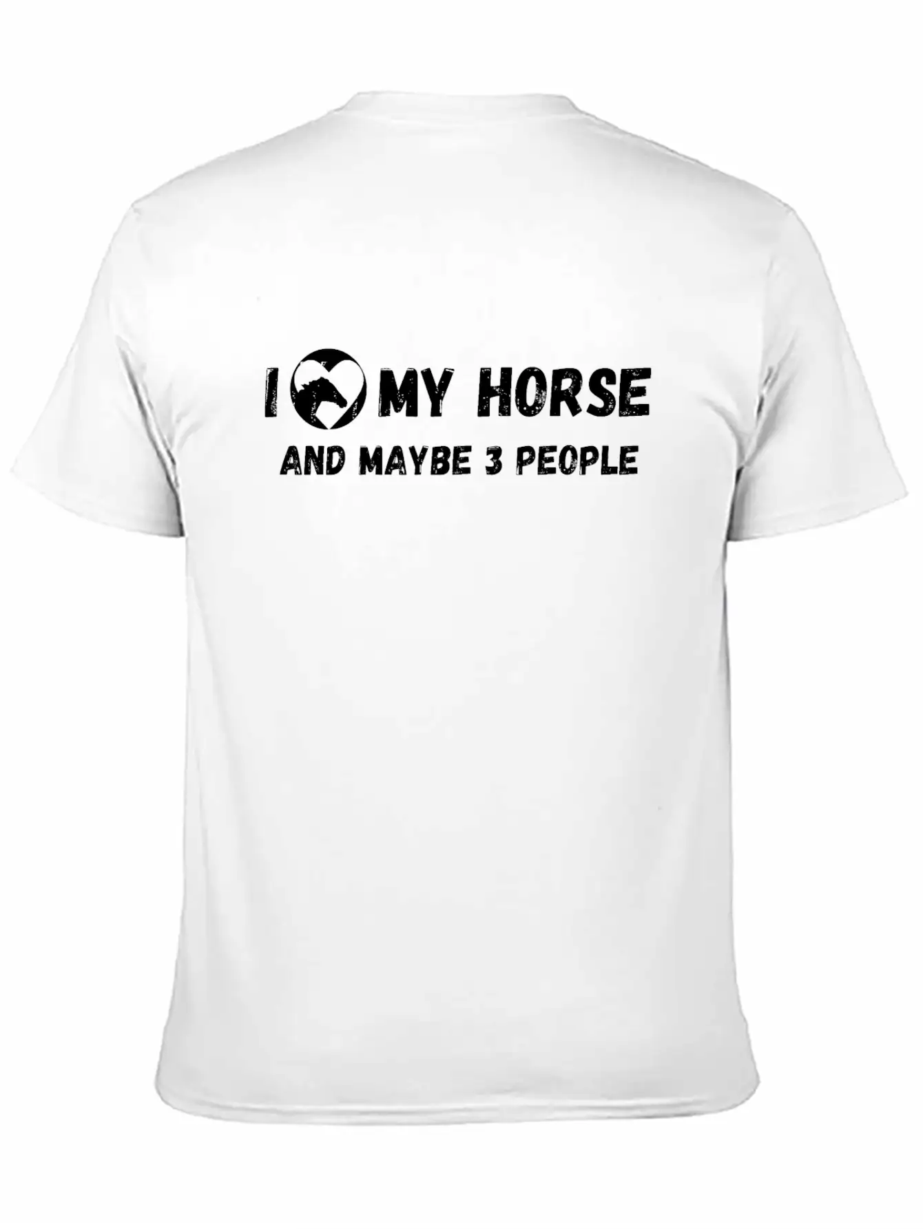 Horse Lover Quote Essential Cotton Tee For Daily Outfits – Unisex Style