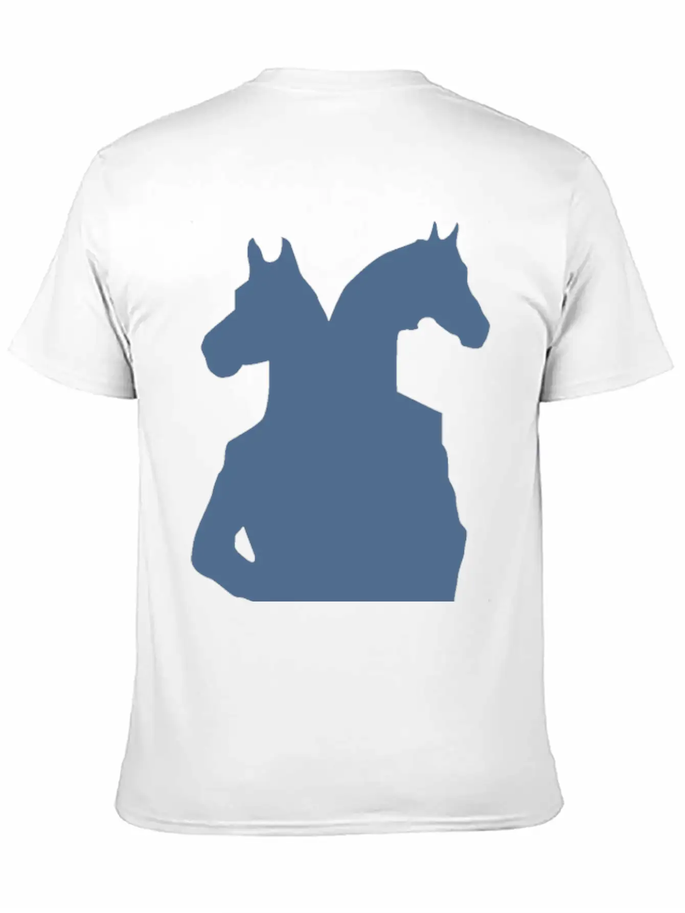 Horse Man Blue Basic Graphic T-Shirt – Daily Comfort In Soft Cotton