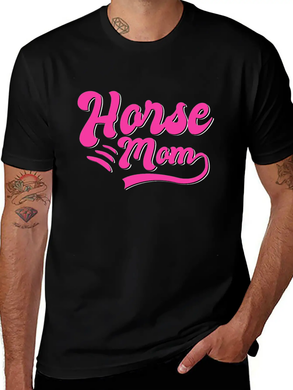Horse Mom Classic Cotton Tee – Unisex Comfort For Any Season