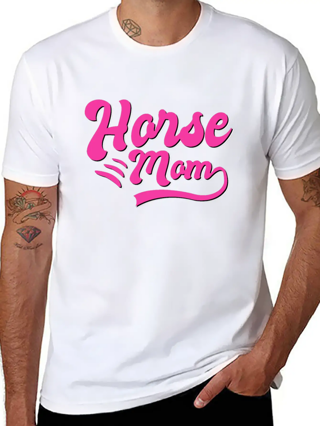 Horse Mom Classic Cotton Tee – Unisex Comfort For Any Season