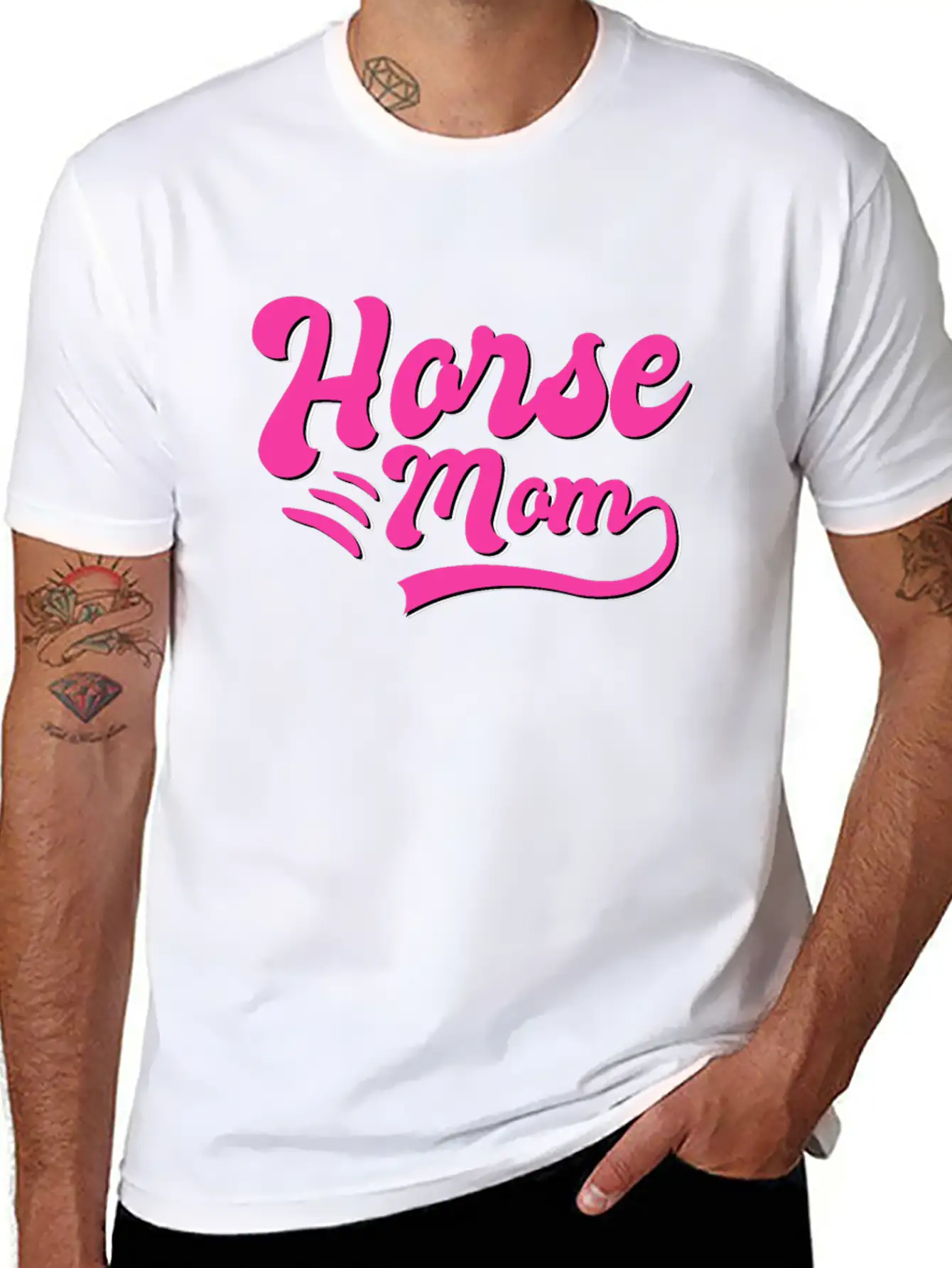 Horse Mom Classic Cotton Tee – Unisex Comfort For Any Season