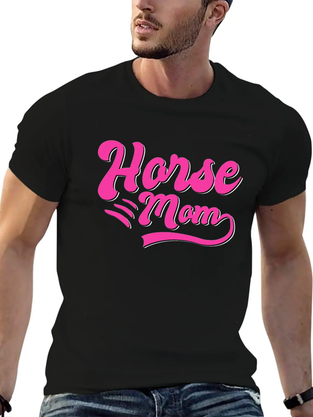 Horse Mom Classic Cotton Tee – Unisex Comfort For Any Season