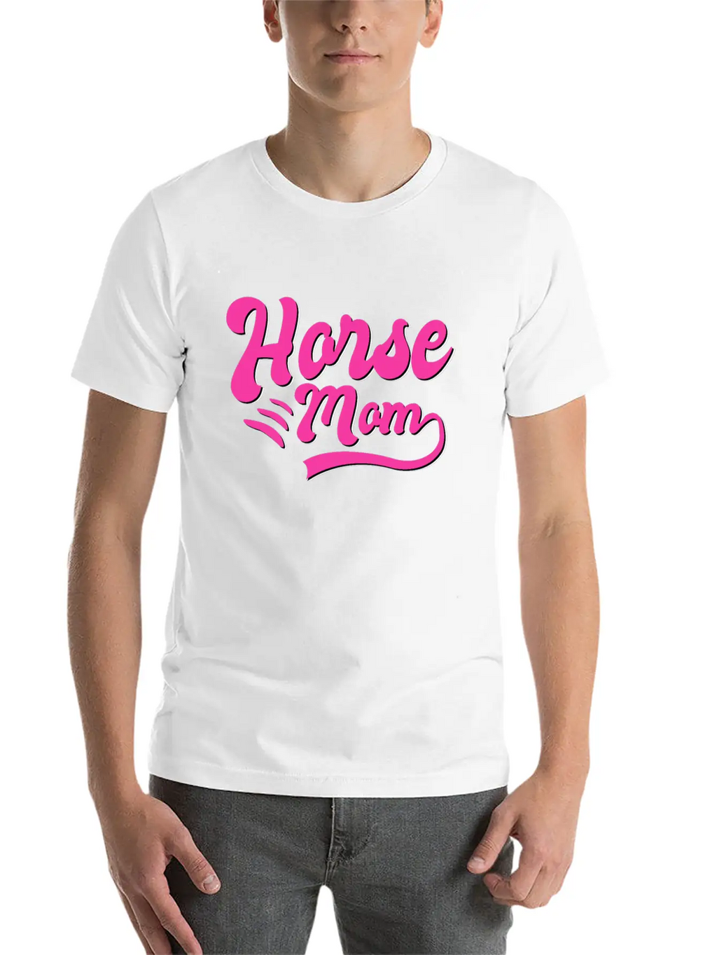 Horse Mom Classic Cotton Tee – Unisex Comfort For Any Season
