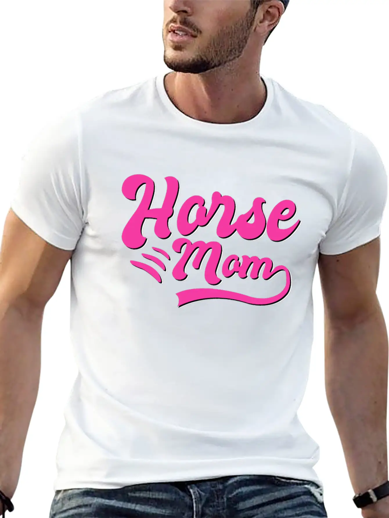 Horse Mom Classic Cotton Tee – Unisex Comfort For Any Season