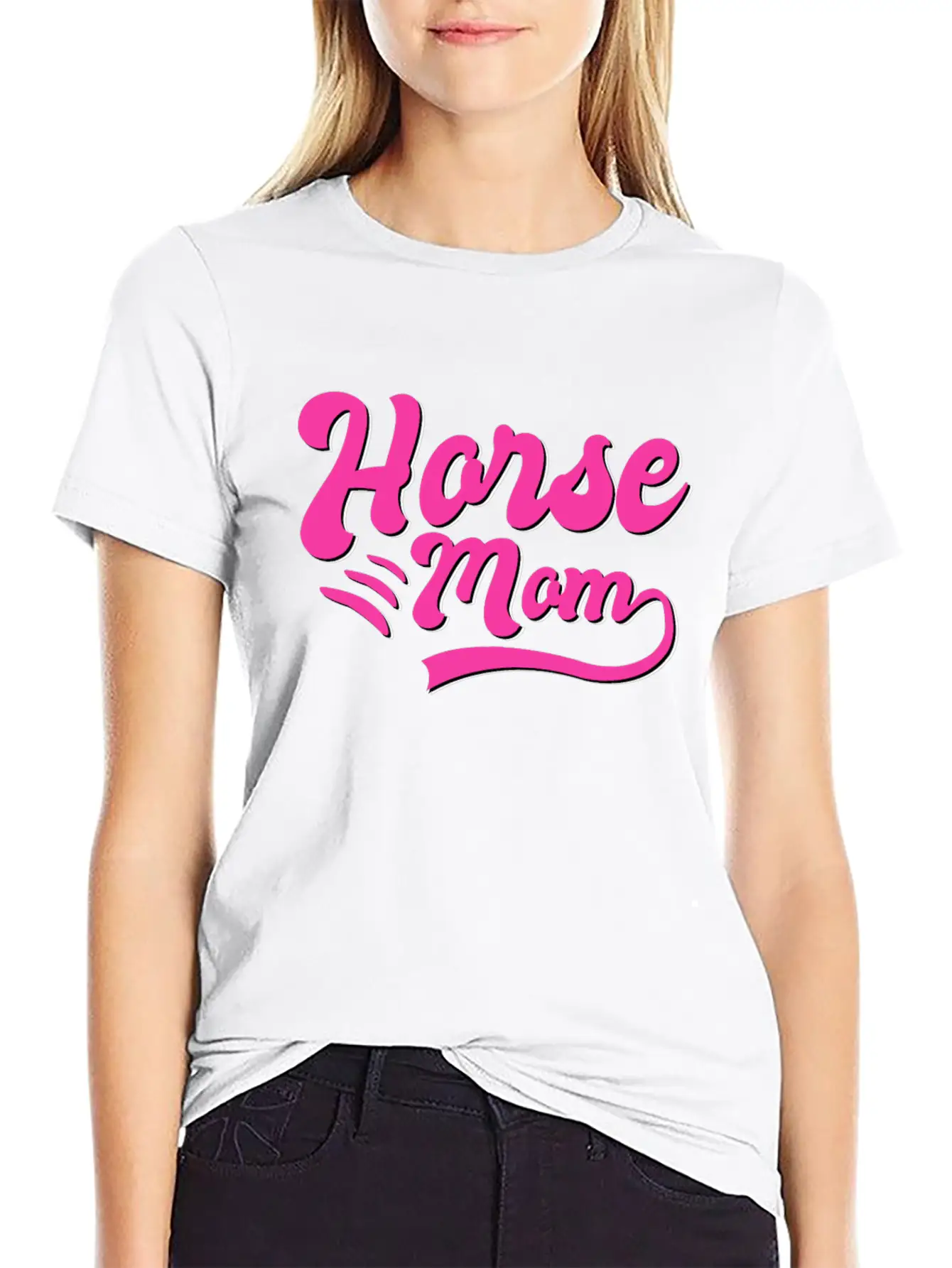 Horse Mom Classic Cotton Tee – Unisex Comfort For Any Season
