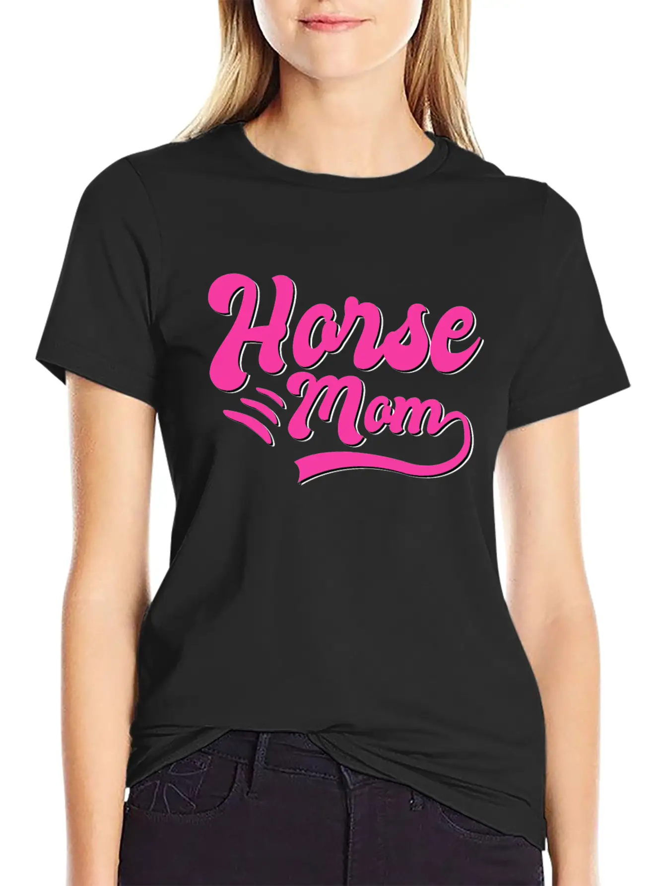 Horse Mom Classic Cotton Tee – Unisex Comfort For Any Season