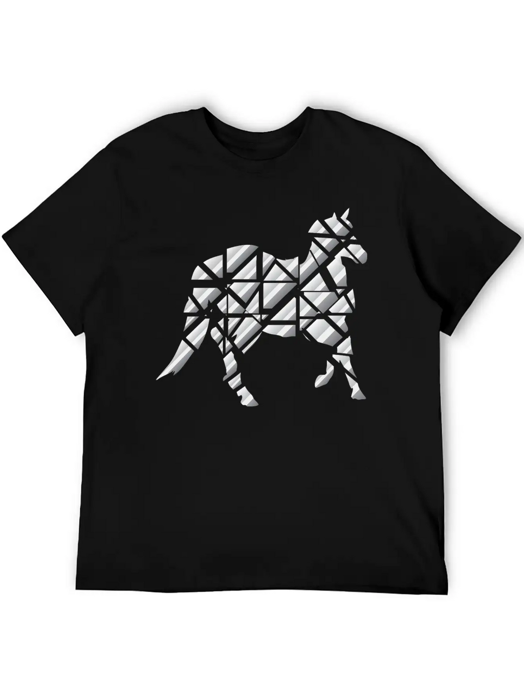 Horse Puzzle Unisex Casual T-Shirt – Clean Design For Daily Comfort