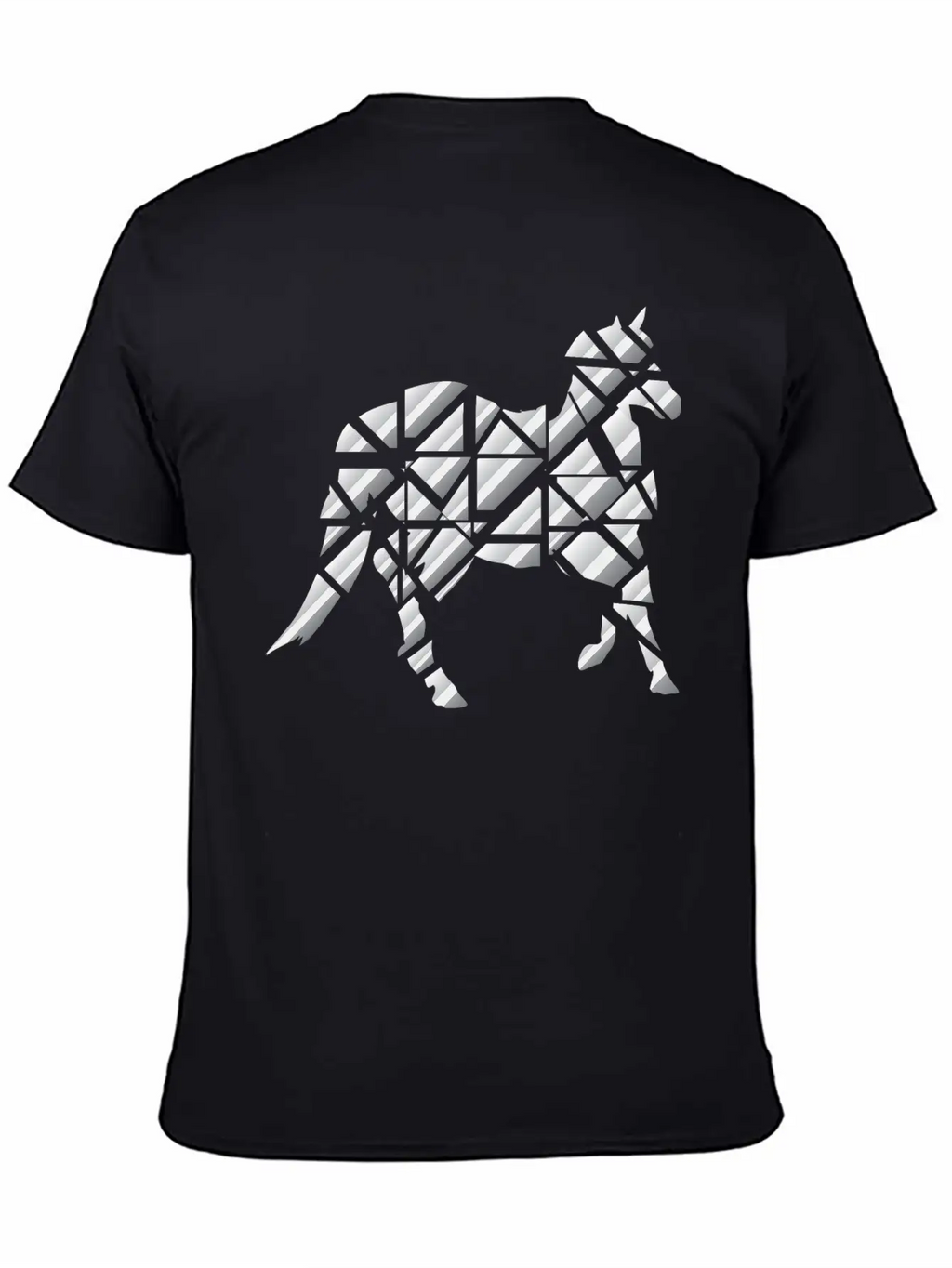 Horse Puzzle Unisex Casual T-Shirt – Clean Design For Daily Comfort