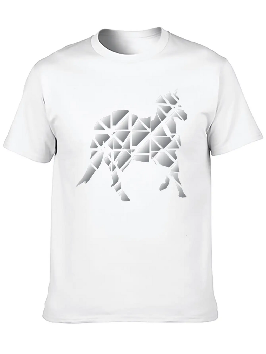 Horse Puzzle Unisex Casual T-Shirt – Clean Design For Daily Comfort