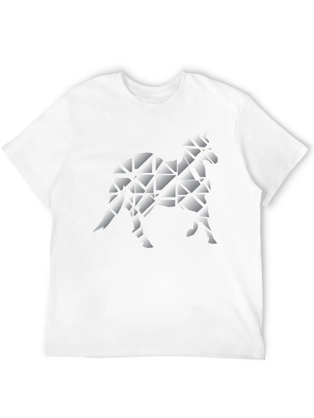 Horse Puzzle Unisex Casual T-Shirt – Clean Design For Daily Comfort