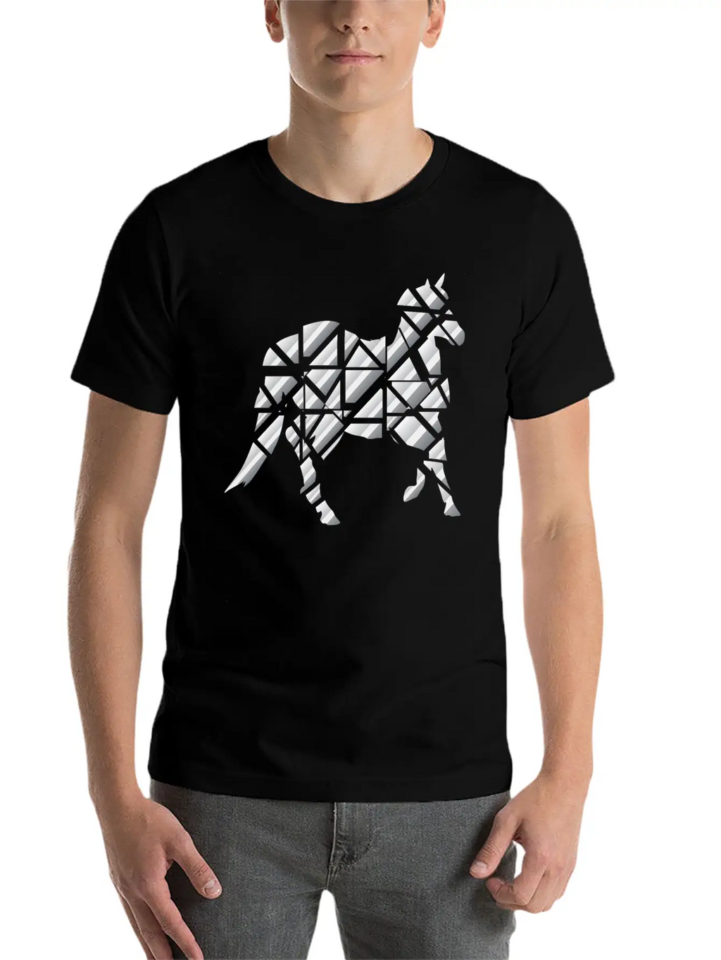 Horse Puzzle Unisex Casual T-Shirt – Clean Design For Daily Comfort