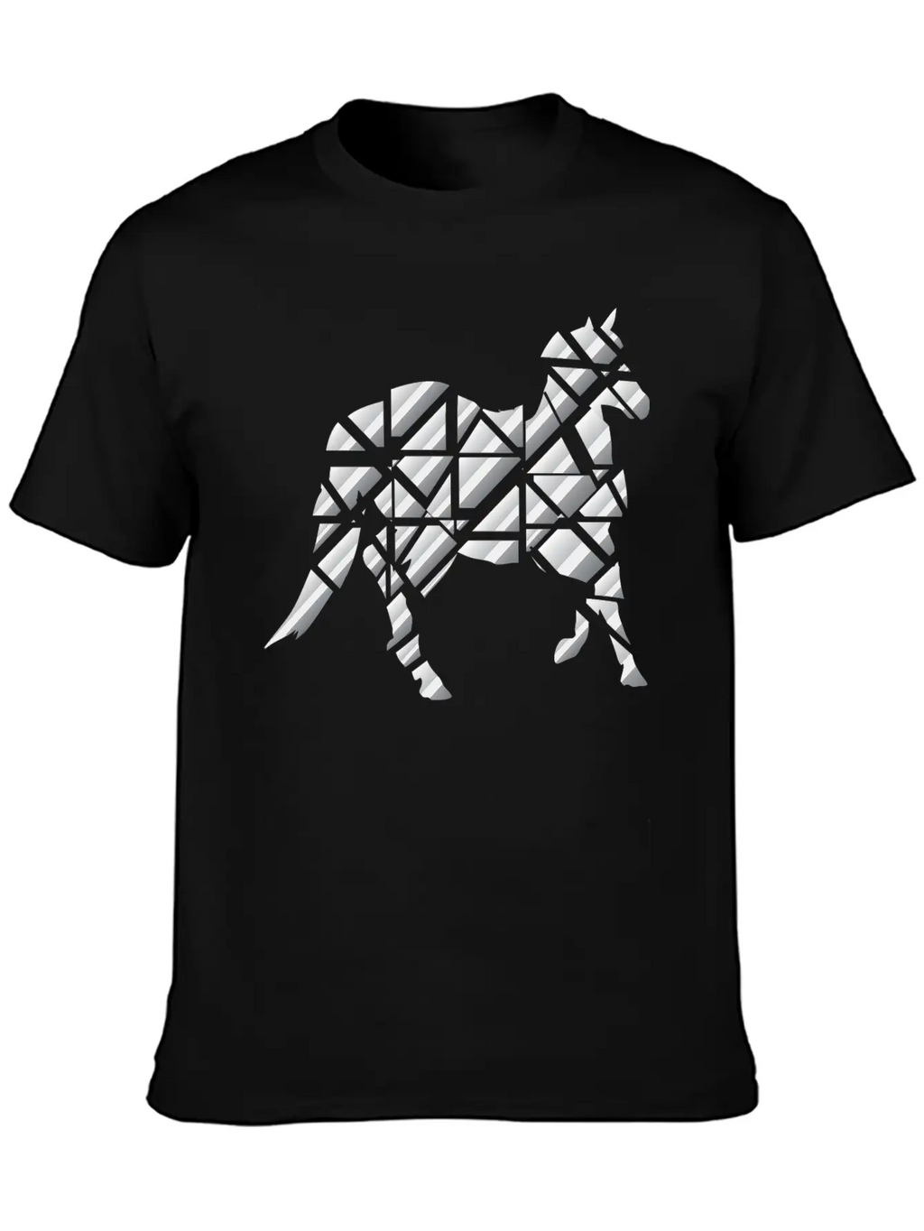 Horse Puzzle Unisex Casual T-Shirt – Clean Design For Daily Comfort