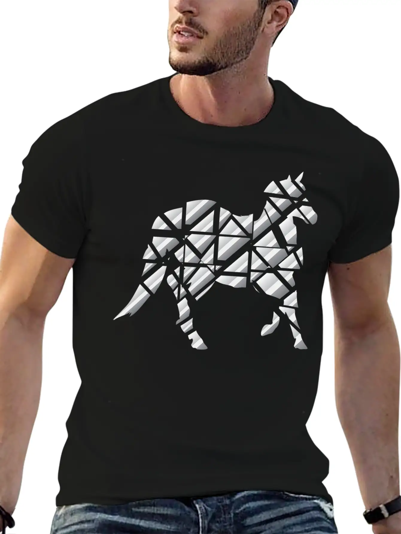 Horse Puzzle Unisex Casual T-Shirt – Clean Design For Daily Comfort