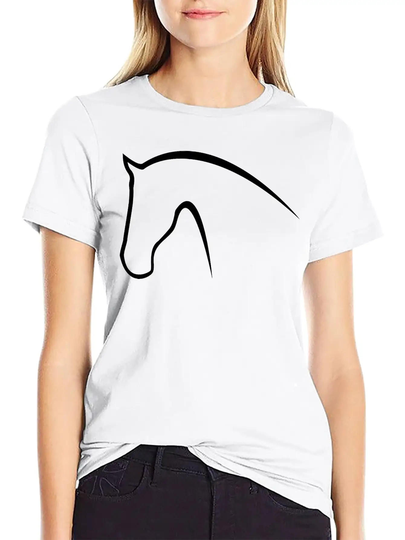 Horse Relaxed Everyday Tee – Lightweight And Durable Cotton
