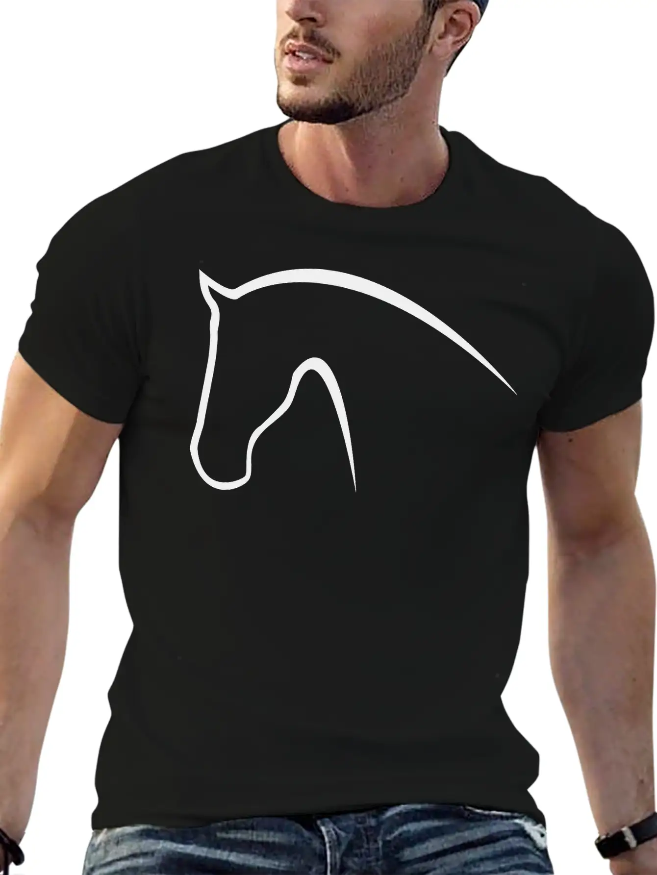 Horse Relaxed Everyday Tee – Lightweight And Durable Cotton