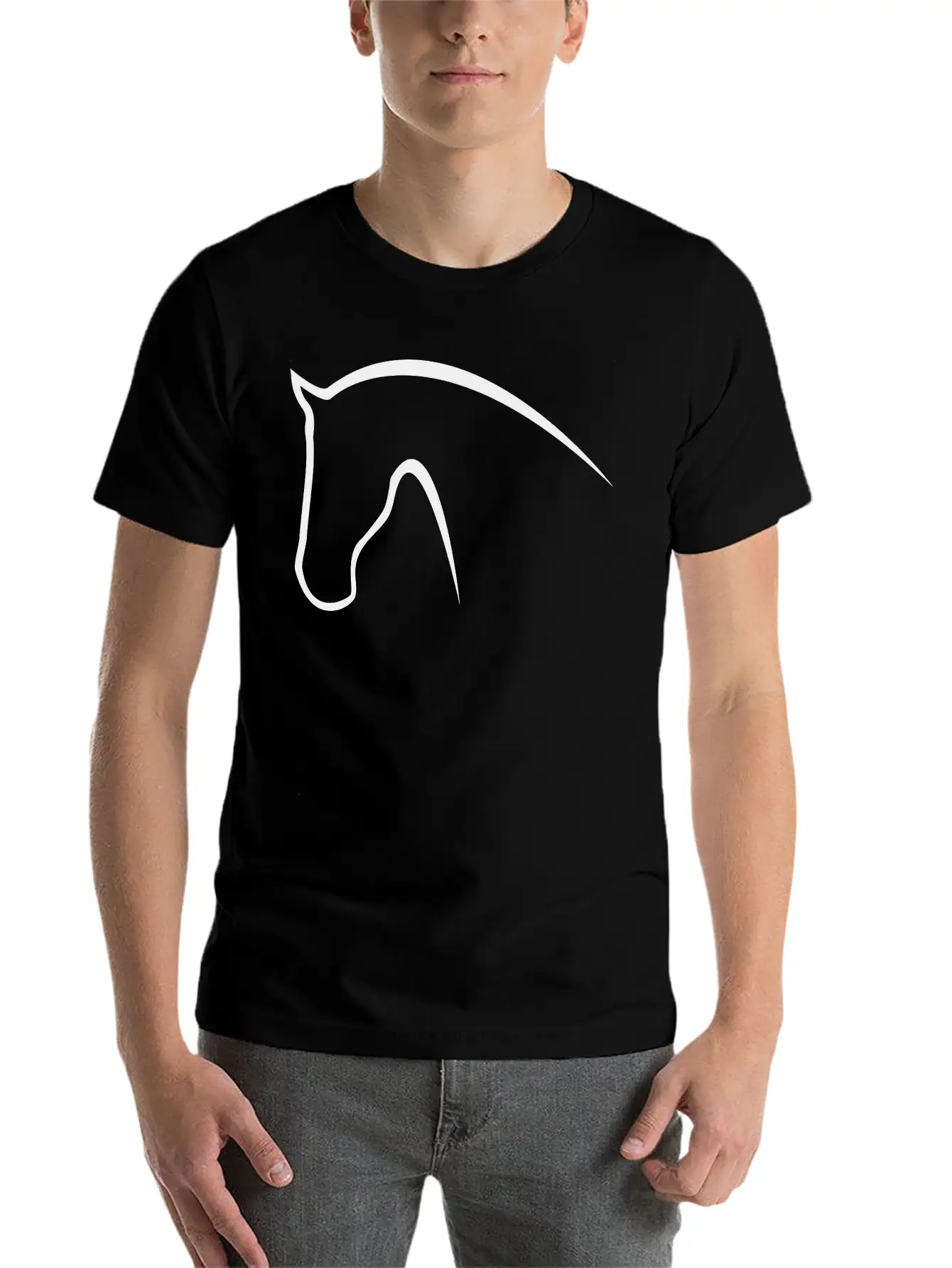 Horse Relaxed Everyday Tee – Lightweight And Durable Cotton