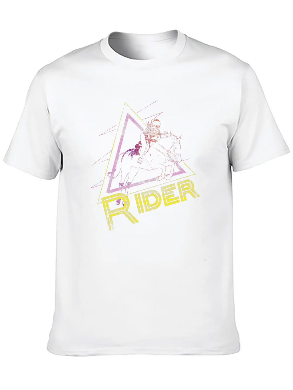 Horse Rider Basic Graphic T-Shirt – Daily Comfort In Soft Cotton