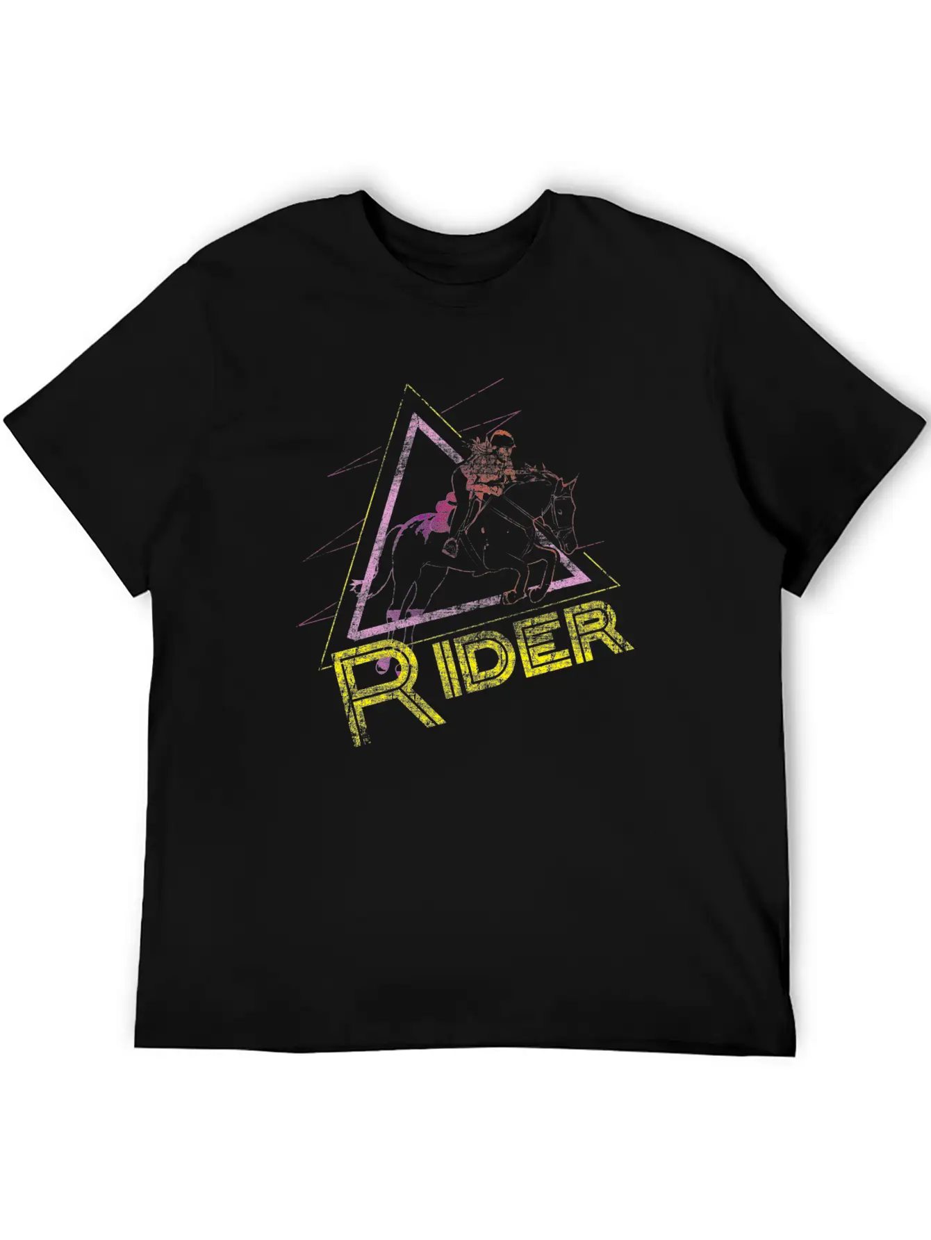 Horse Rider Basic Graphic T-Shirt – Daily Comfort In Soft Cotton