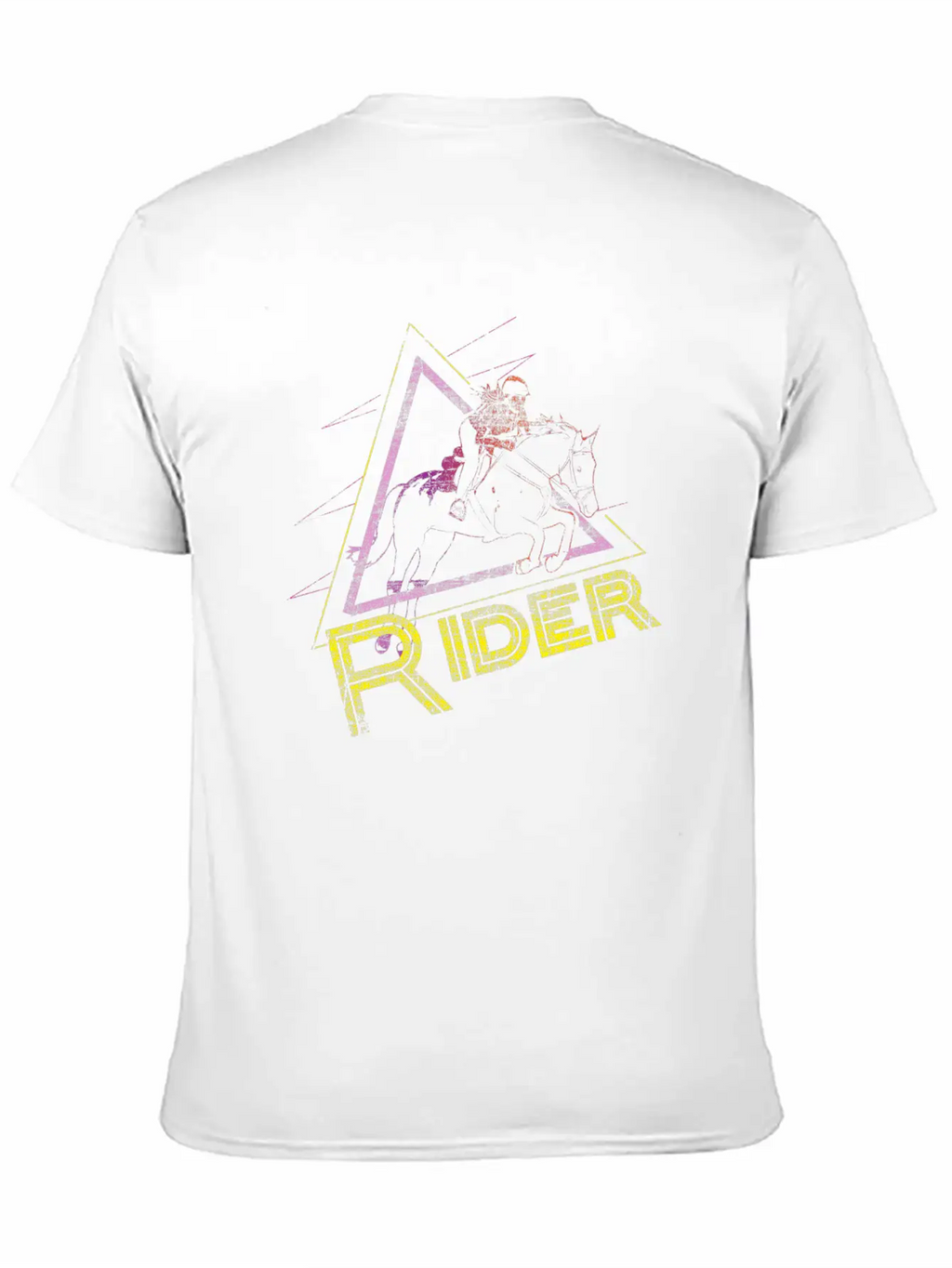 Horse Rider Basic Graphic T-Shirt – Daily Comfort In Soft Cotton