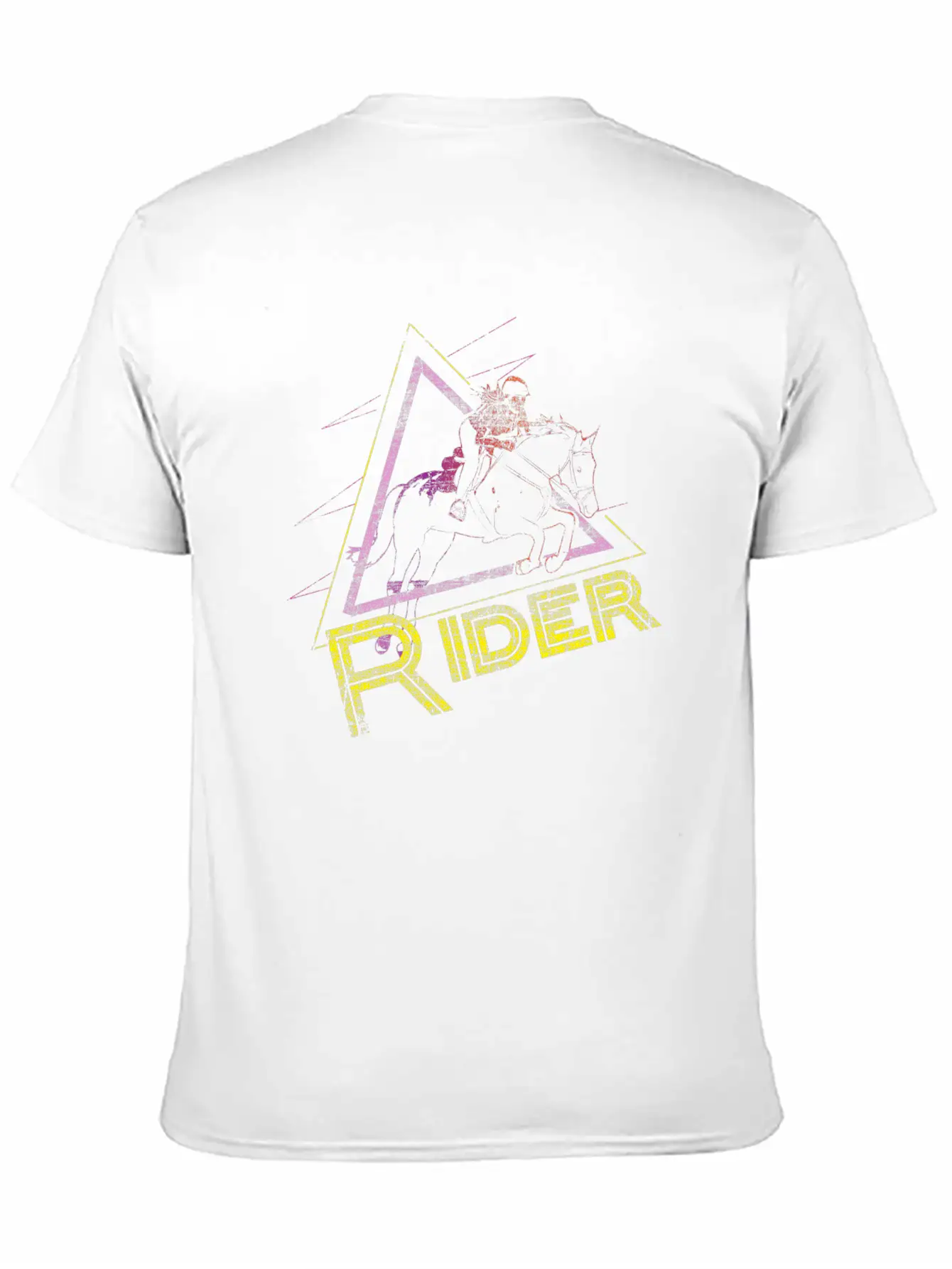 Horse Rider Basic Graphic T-Shirt – Daily Comfort In Soft Cotton