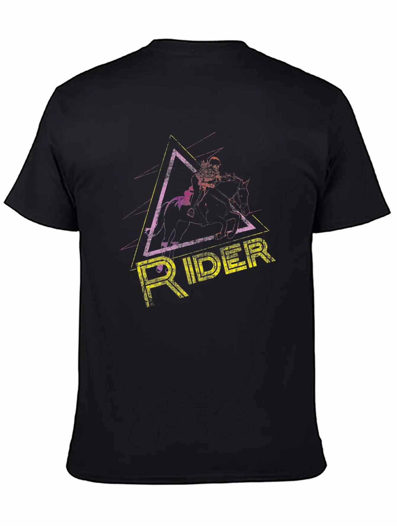 Horse Rider Basic Graphic T-Shirt – Daily Comfort In Soft Cotton