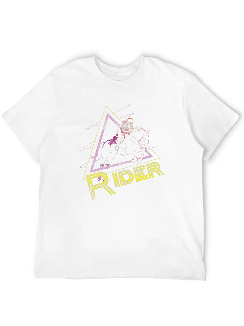 Horse Rider Basic Graphic T-Shirt – Daily Comfort In Soft Cotton