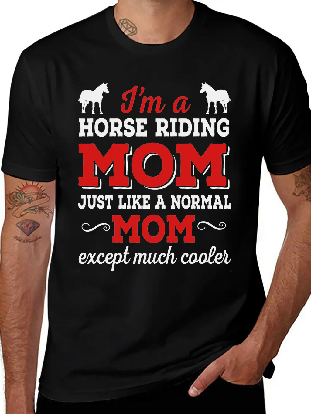 Horse Riding Mom Timeless Short Sleeve Tee – Comfy And Minimalist Design