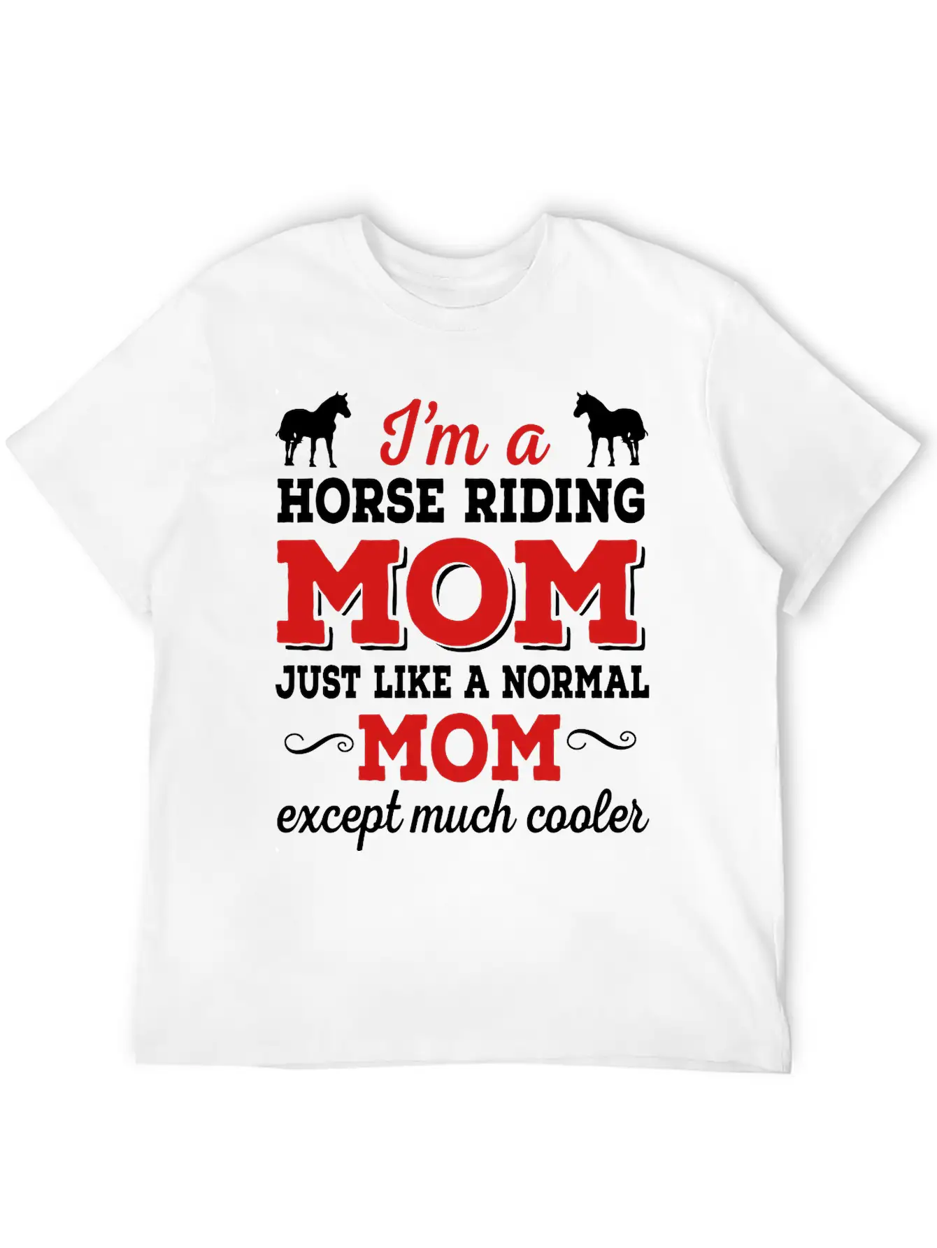 Horse Riding Mom Timeless Short Sleeve Tee – Comfy And Minimalist Design